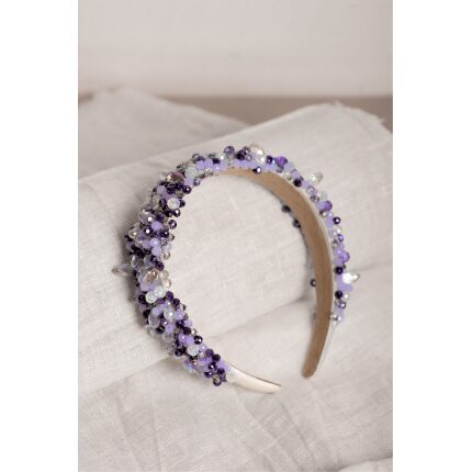 Cerchietto gioiello light purple